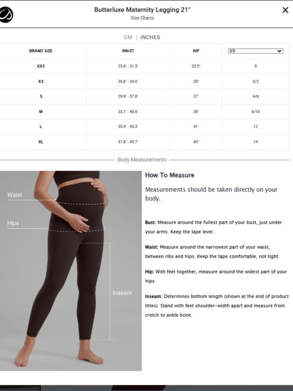 Butterluxe Maternity A Line Skirt 14.5'' - Picture 4 of 5